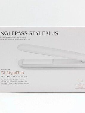 T3 SinglePass StlyePlus 1 inch Algorithmic Straightening & Styling Flat Iron
